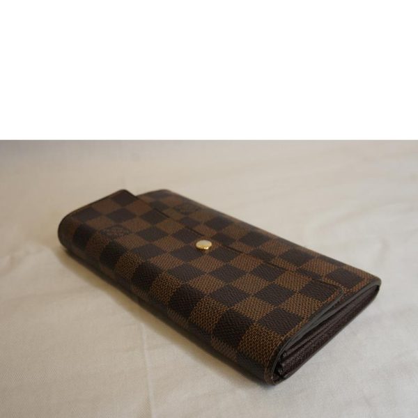 21085 3 Louis Vuitton Sala Damier Wallet Brown