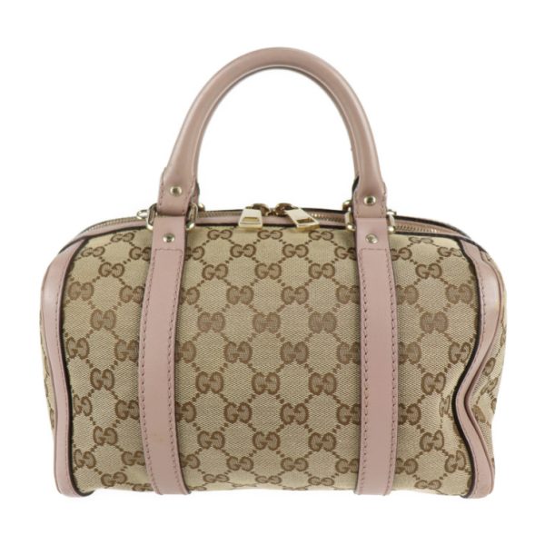 2109093007177 3 Gucci GG Canvas Handbag Leather Beige Purple