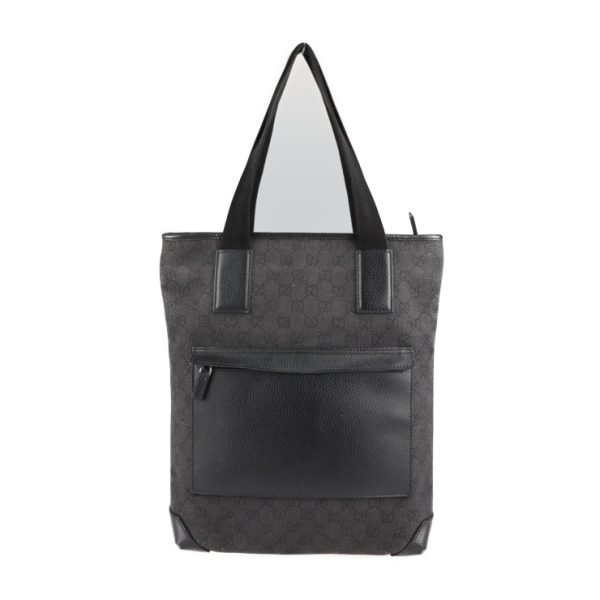 2109123007118 1 GUCCI GG Canvas Tote Bag Canvas Black Denim