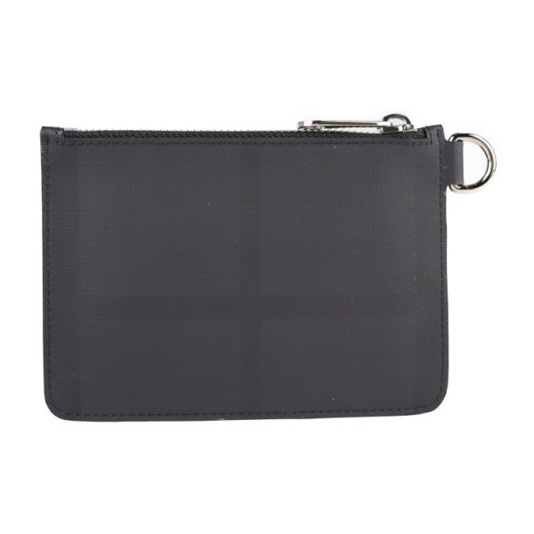 2110023002174 3 Burberry PVC Coin Case Dark Charcoal