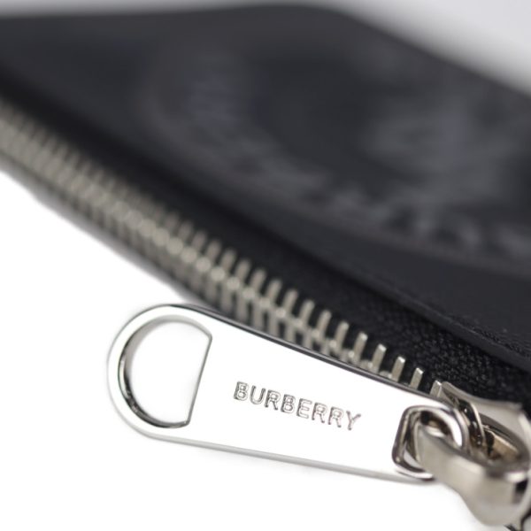 2110023002174 7 Burberry PVC Coin Case Dark Charcoal