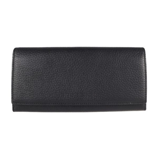 2110023002176 1 Burberry Leather Bifold Wallet Black