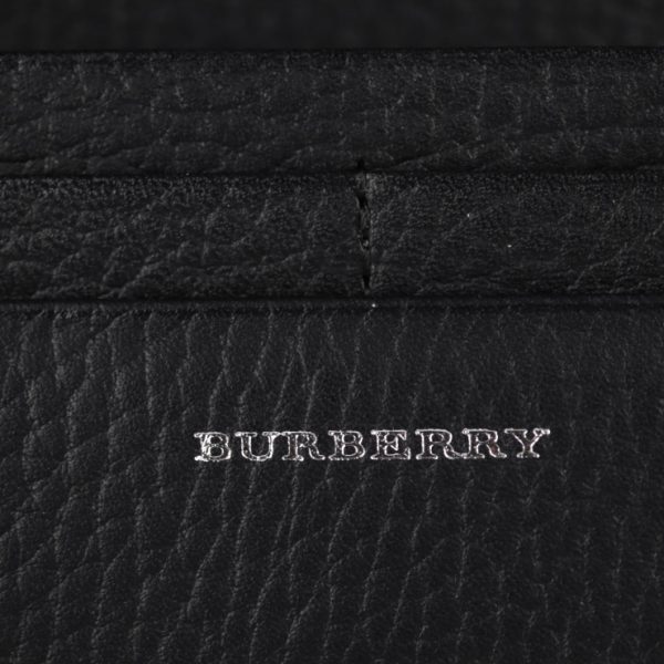 2110023002176 8 Burberry Leather Bifold Wallet Black