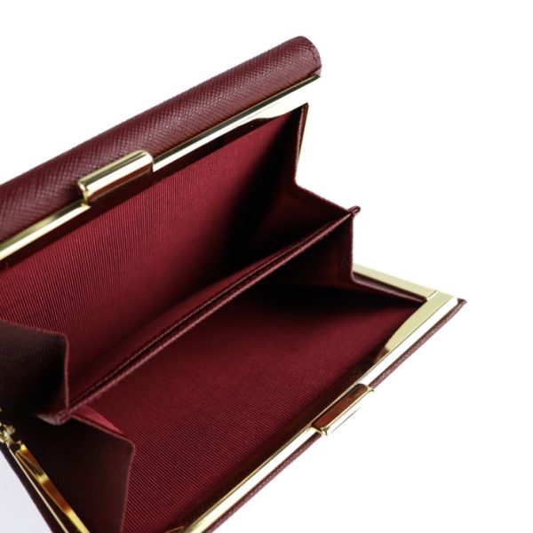 2110033002224 6 Burberry Leather Bifold Wallet Bordeaux