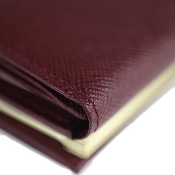 2110033002224 8 Burberry Leather Bifold Wallet Bordeaux