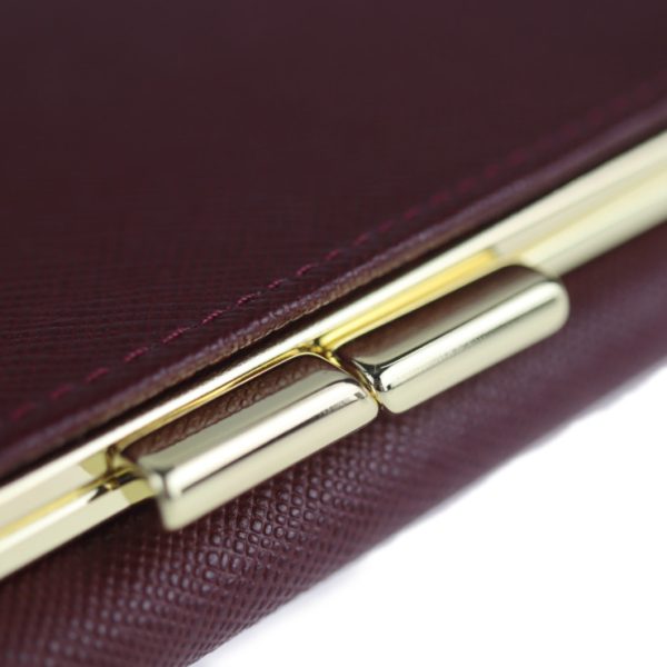 2110033002224 9 Burberry Leather Bifold Wallet Bordeaux