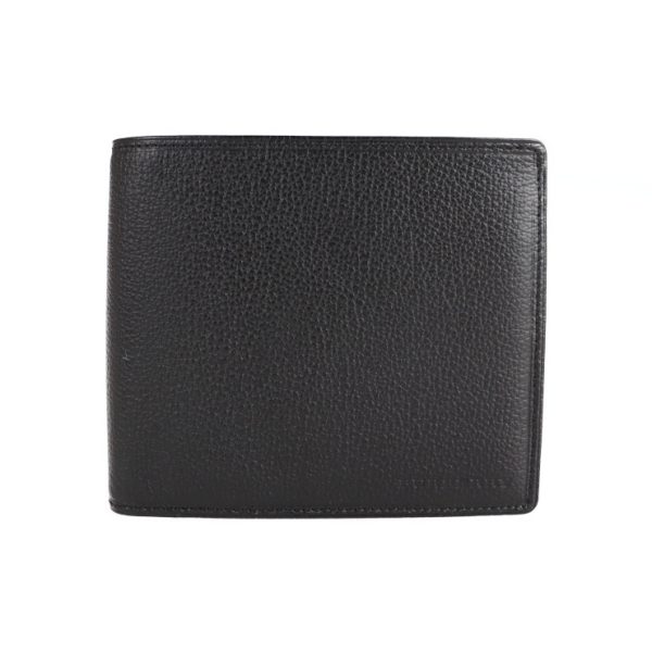 2110033002237 1 Burberry Leather Compact Wallet Black