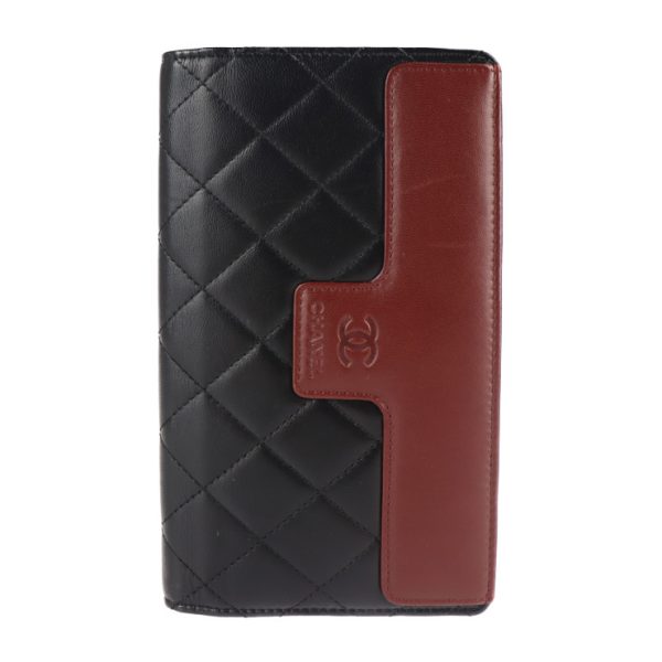 2110063007192 1 Chanel Coco Cocoon Bifold Wallet Black Bordeaux