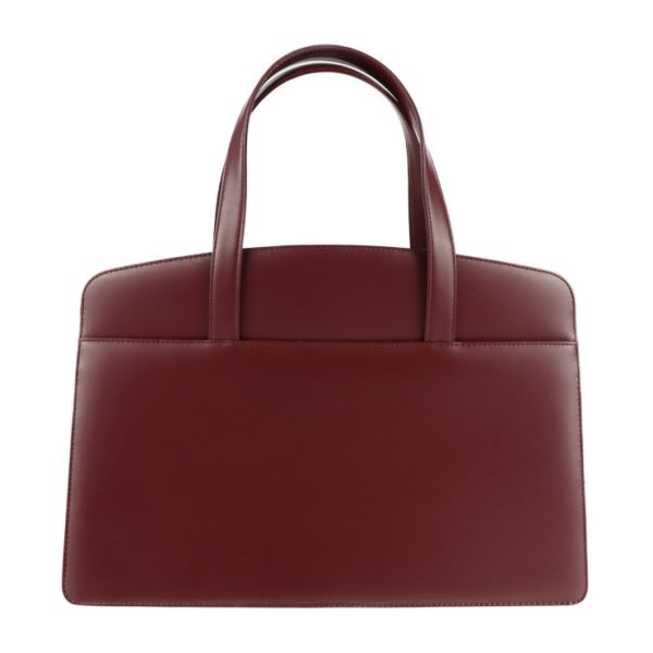 2110063007213 3 Burberry Calf Leather Tote Bag Bordeaux