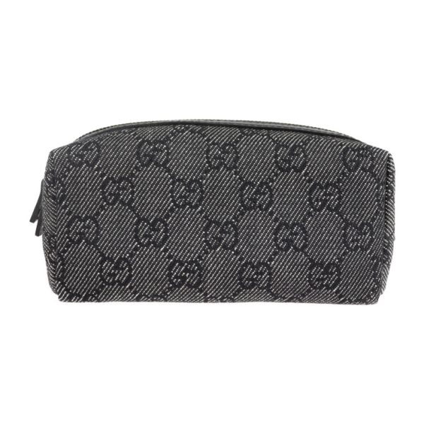 2111113007162 1 GUCCI Pouch GG Canvas Black