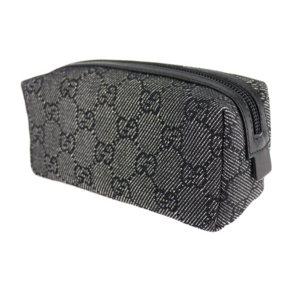 2111113007162 2 GUCCI Pouch GG Canvas Black