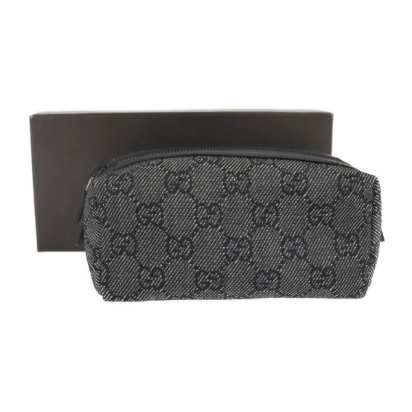 2111113007162 7 GUCCI Pouch GG Canvas Black