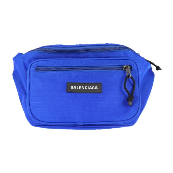 2112083007163 1 Balenciaga Bumbag Nylon Waist Bag Blue