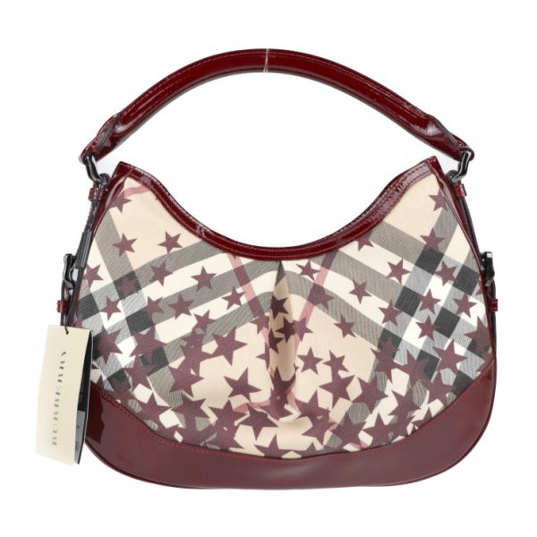 2113013002173 1 Burberry PVC Handbag Beige Bordeaux Star