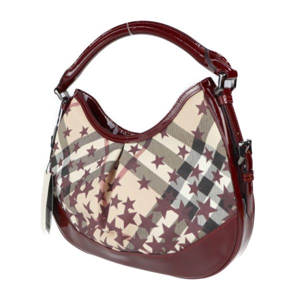 2113013002173 2 Burberry PVC Handbag Beige Bordeaux Star