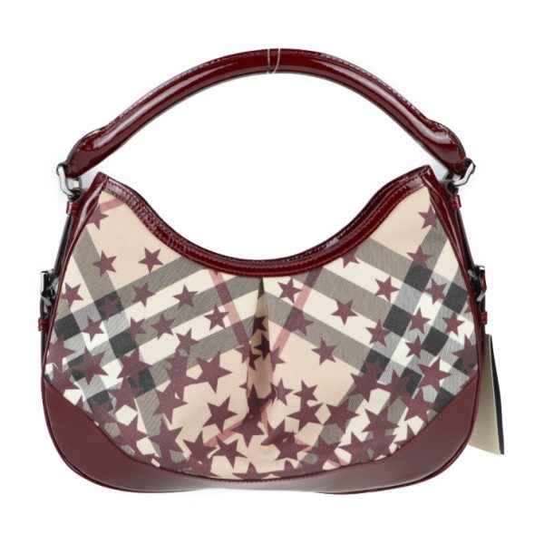 2113013002173 3 Burberry PVC Handbag Beige Bordeaux Star