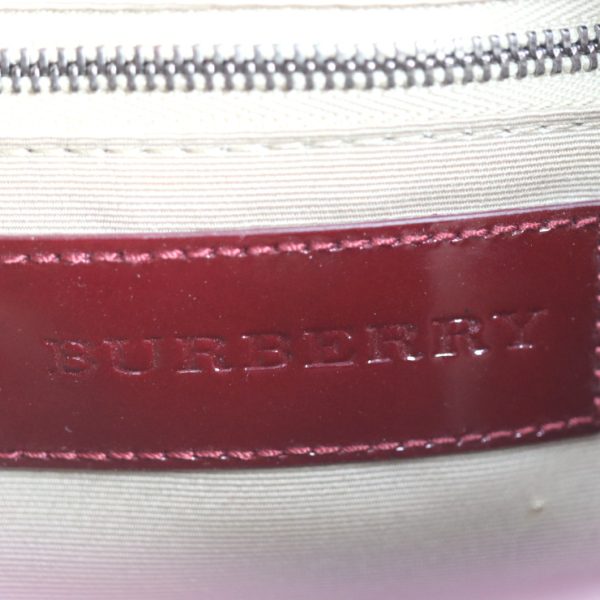 2113013002173 9 Burberry PVC Handbag Beige Bordeaux Star