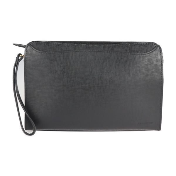 2113083001192 1 Burberry Leather Clutch Bag Black