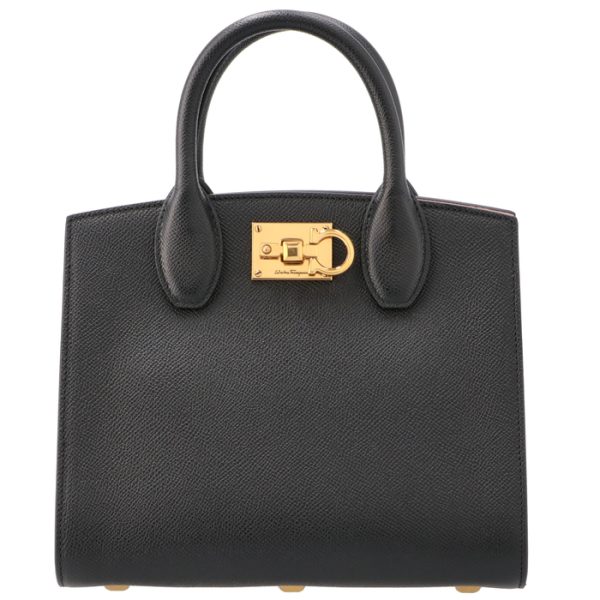 2114240001 1 Ferragamo Studio Box Mini Tote Bag