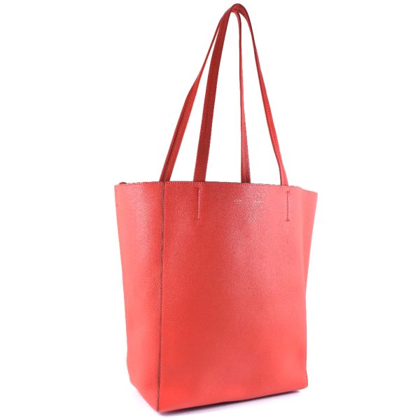 21143095 1 Celine Hippo Phantom Tote Bag with Pouch Calf Red