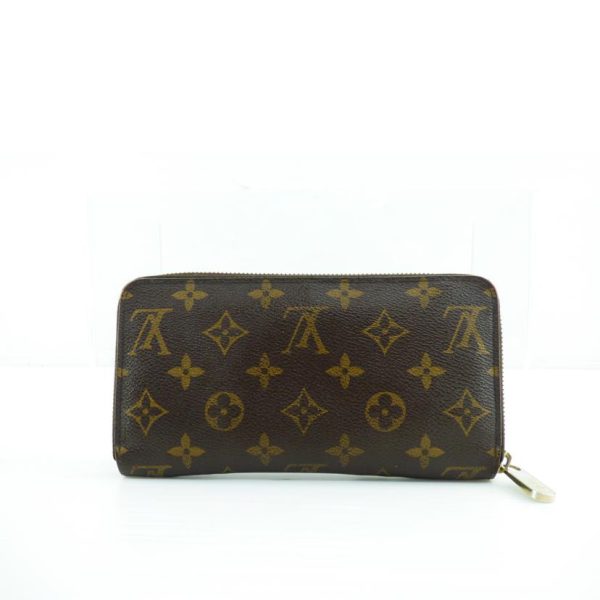 21147 2 Louis Vuitton Zippy Wallet Monogram Wallet Brown