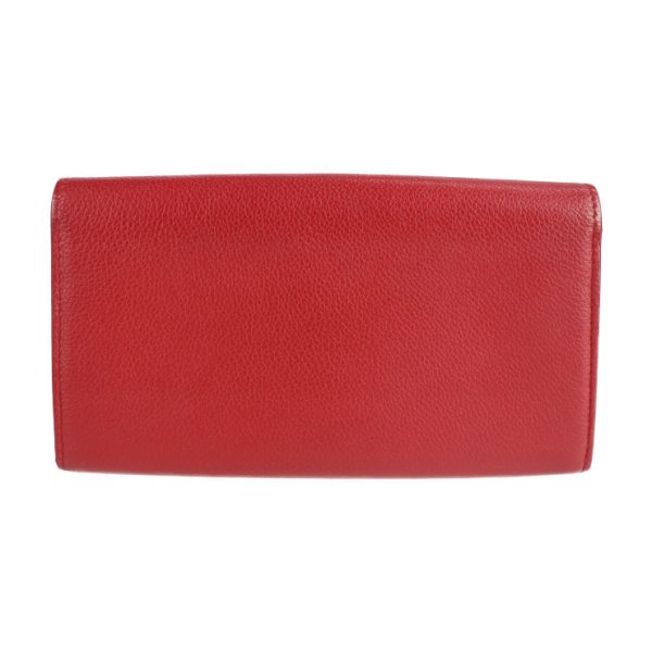 2115043007340 3 Louis Vuitton Lock Me Long Wallet Leather Ruby Red