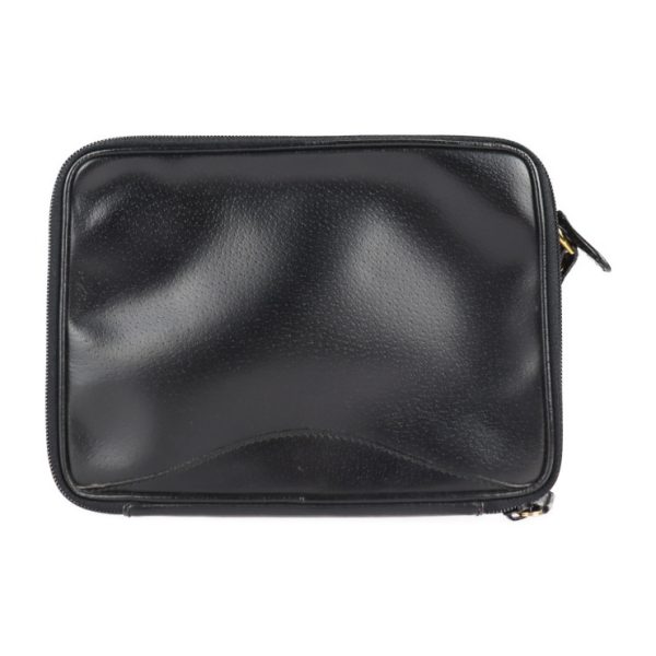 2115073007156 3 Gucci Pouch Bag Leather Black Clutch