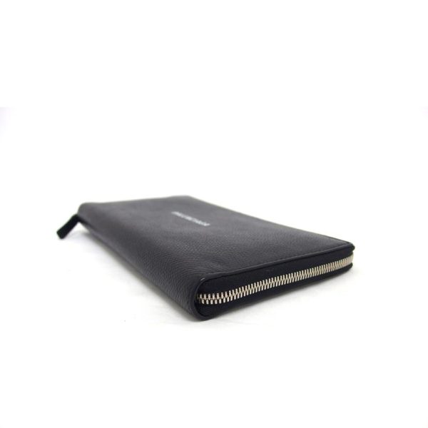 21159 3 Balenciaga Continental Wallet Black