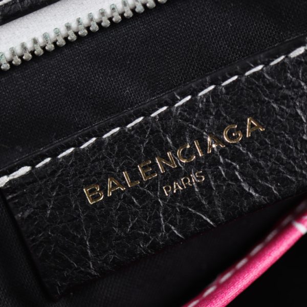 2116123007174 8 Balenciaga New York City Leather Clutch Bag Rose Pink