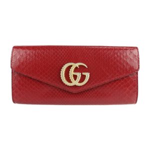 2116123007177 1 Chanel Leather Matelasse Coco Mark Chain Shoulder Long Wallet Red