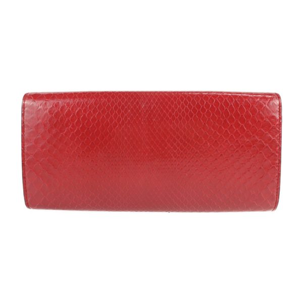 2116123007177 3 GUCCI Broadway GG Marmont Clutch Bag Python Red