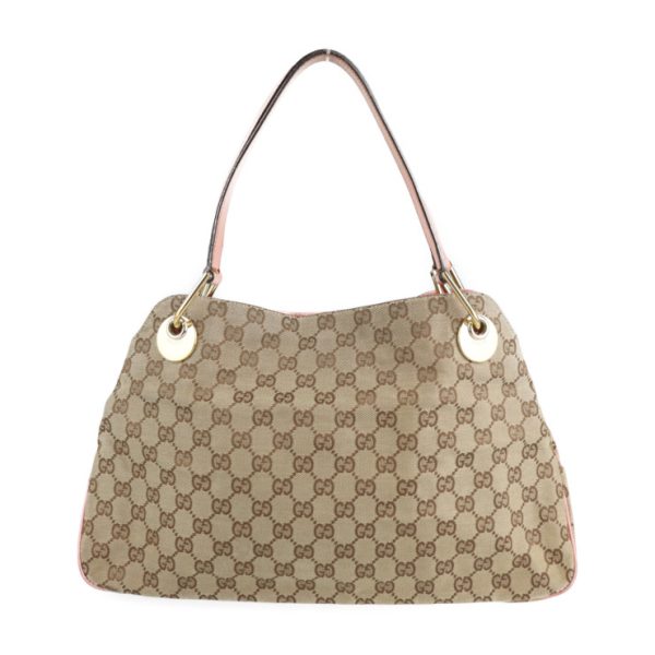 2116123007184 3 GUCCI Tote Bag GG Canvas Brown Beige Pink