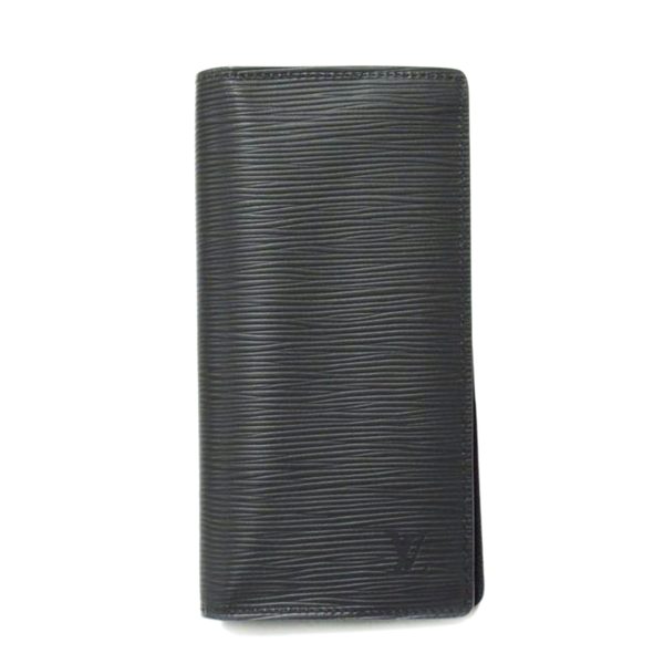 21166 1 Louis Vuitton Portefeuil Brazza Epi Wallet Black