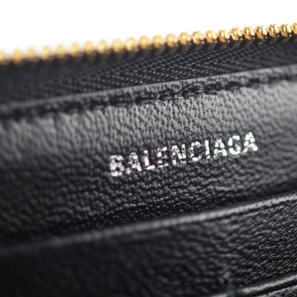 2117053008203 8 Balenciaga Leather Long Wallet Black