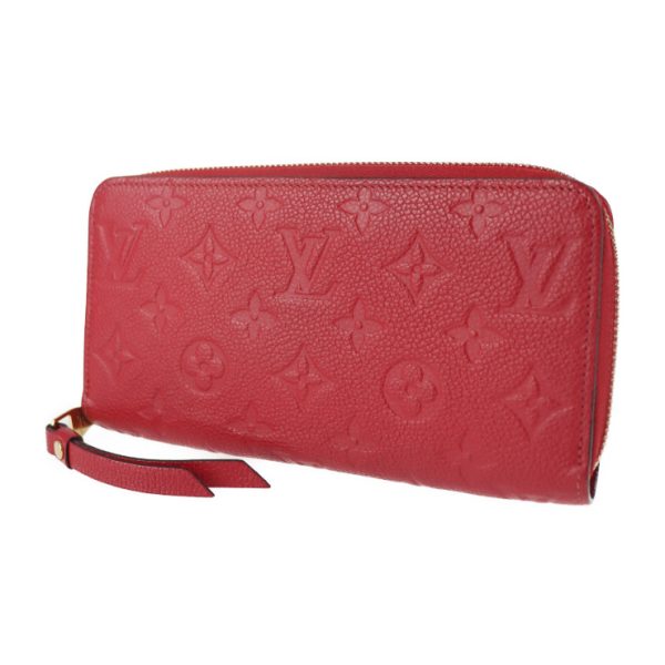 2117063007329 2 Louis Vuitton Zippy Long Wallet Monogram Red