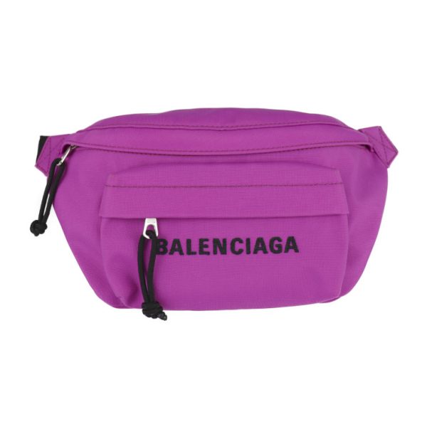 2117103008209 1 Balenciaga Wheel Canvas Belt Bag Purple