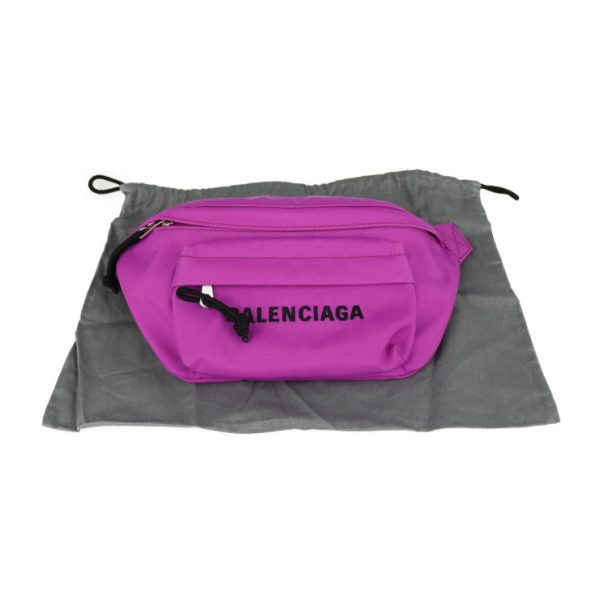 2117103008209 9 Balenciaga Wheel Canvas Belt Bag Purple