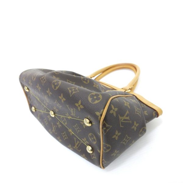 21173 3 Louis Vuitton Tivoli PM Monogram Handbag Brown