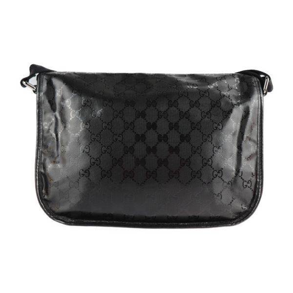 2118113007187 3 GUCCI GG Implement Shoulder Bag PVC Leather Black