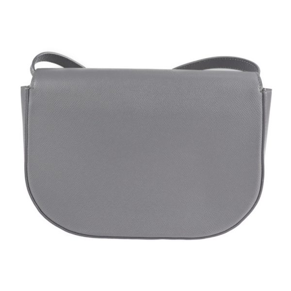 2118113007192 3 Balenciaga Ville Day Leather Messenger Bag Gray