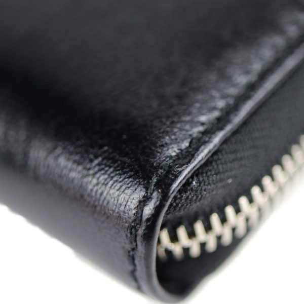 2118113007246 8 Balenciaga Leather Long Wallet Black