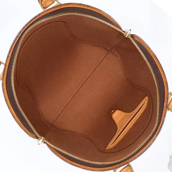 21185 5 Louis Vuitton Ellipse Monogram Satchel Bag Brown