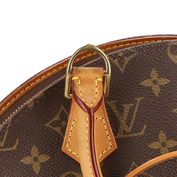 21185 9 Louis Vuitton Ellipse Monogram Satchel Bag Brown