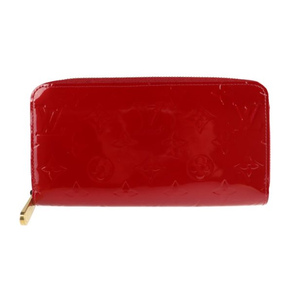 2119043008372 1 Louis Vuitton Zippy Long Wallet Patent Sleaze Red