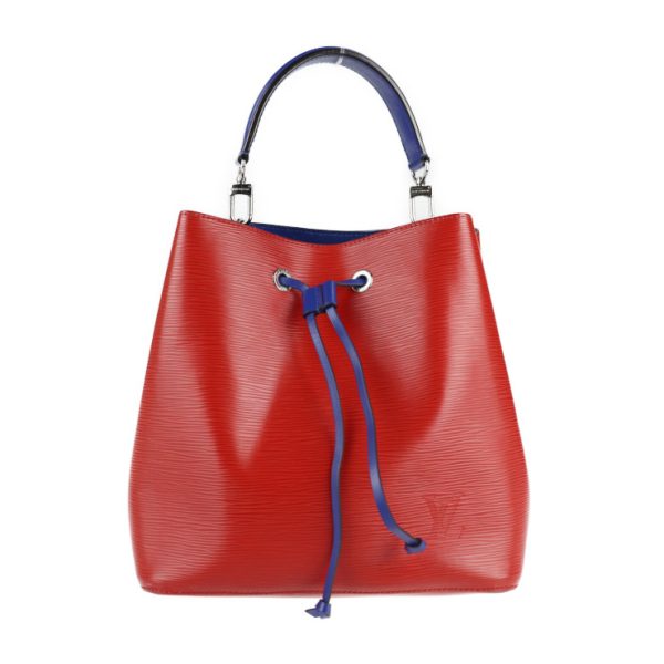 2119053007314 1 Louis Vuitton Neonoe Handbag Coquelicot Red Blue