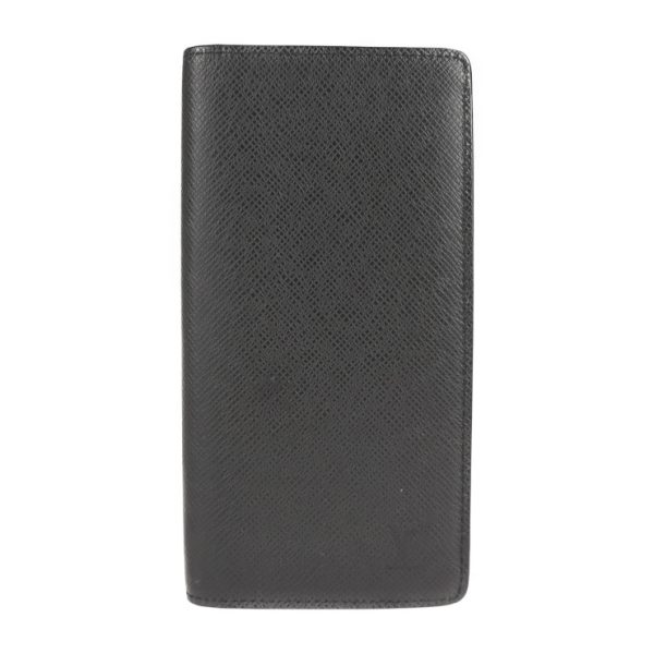 2119113001248 1 Louis Vuitton Brazza Bifold Wallet Ardoise Black