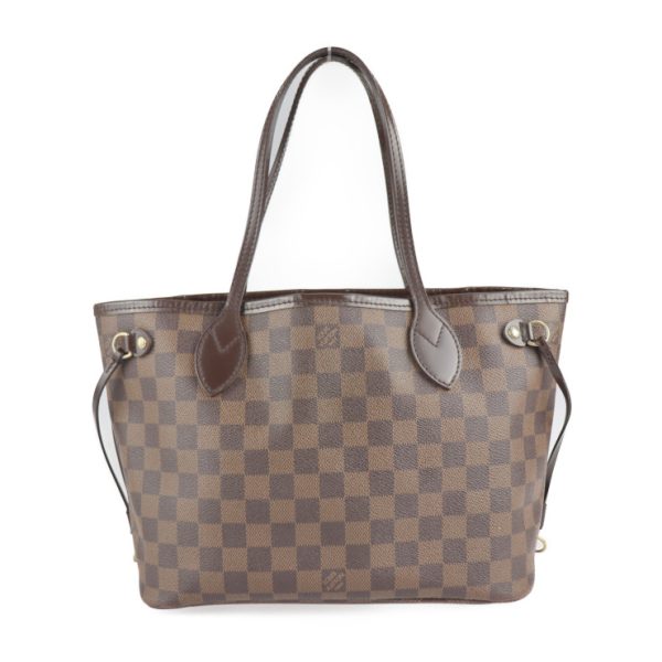 2120121001023 1 Louis Vuitton Neverfull Pm Tote Bag Damier Canvas Ebene