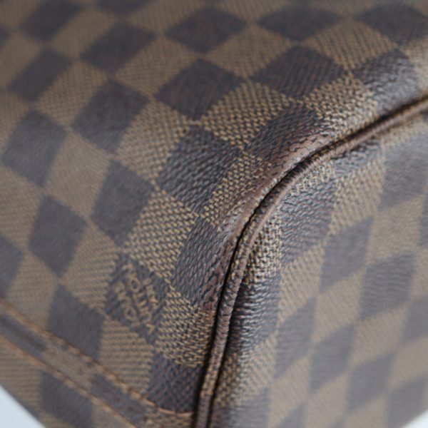 2120121001023 5 Louis Vuitton Neverfull Pm Tote Bag Damier Canvas Ebene