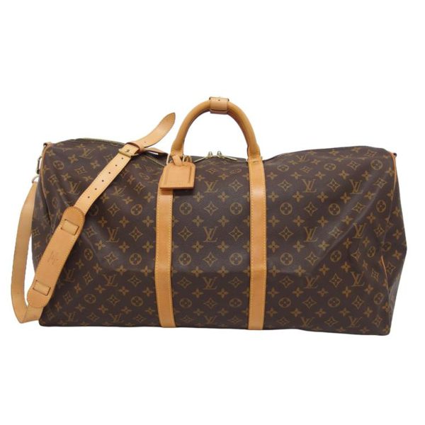 21203 1 Louis Vuitton Keepall Bandouliere 60 Monogram Bag