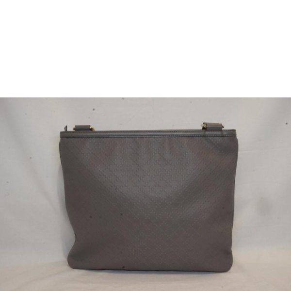 21207 2 Gucci Diamante PVC Shoulder Bag Gray